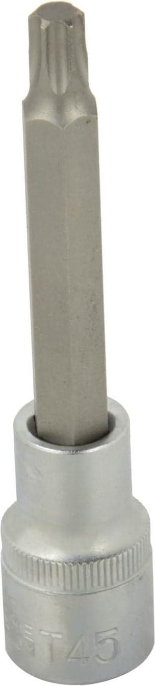 Torx-nøgle 6-kant.100mm CRV T-45 (10/75/100)