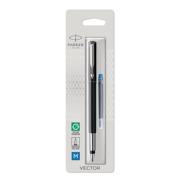 Parker Vector fyldepen Sort 1 stk