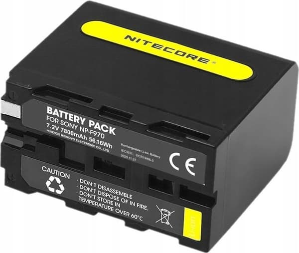 Nitecore Nitecore NP-F970 batteripakke 7800mAh 56.2Wh
