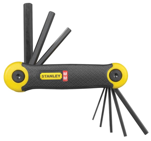 STANLEY UNBRAKONØGLER 8 stk. 1,5-8mm FOLDESÆT