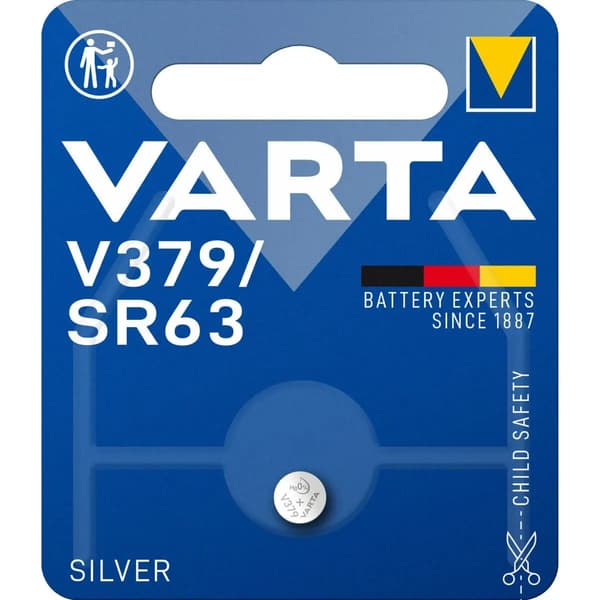 Nappiparisto Varta Silver Hopeaoksidi 1,55 V SR63