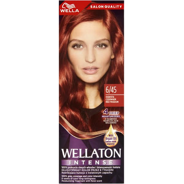 WELLA Wellaton Intense Hårfärg 6/45 - Eldig Svart 1st.