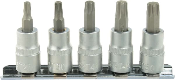 5el.torx rammesæt T25-50 3/8\" CRV (10/30)