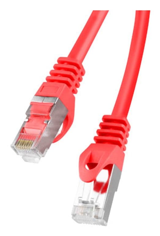 PATCH CORD CAT.6 FTP 0.5M RØD FLUKE BESTÅET LANBERG