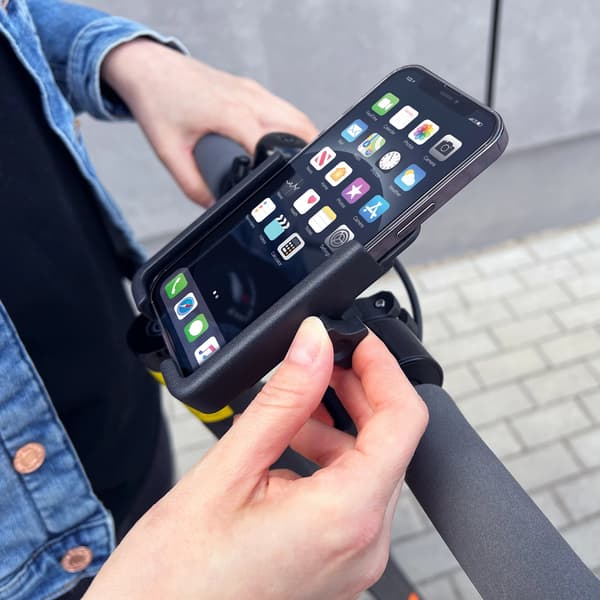 Wozinsky Metal Cykel Telefonholder, Scooter sort (WBHBK3)
