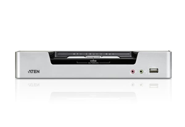 ATEN USB DVI Dual View KVMP Switch CS1642A - KVM / lyd / USB switch - 2 porte