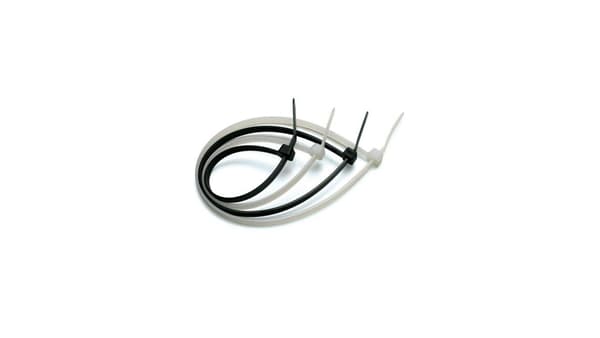 TECHLY 306370 Techly Nylonstrips 200 x 2.5mm 100 stk sort