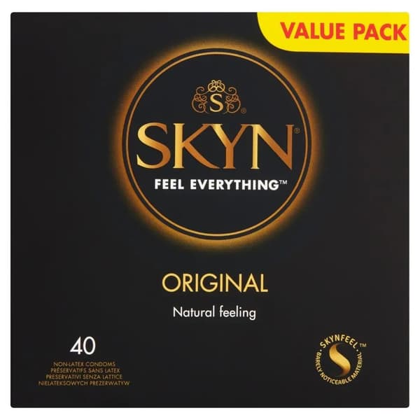 UNIMIL Unimil_Skyn Original lateksittomat kondomit 40 kpl