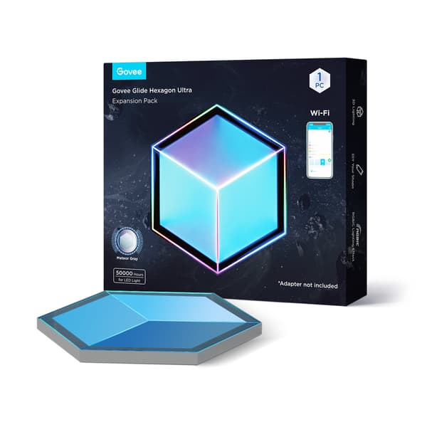 GOVEE Glide Hexagon Light Panels Ultra Expansion 1-pack