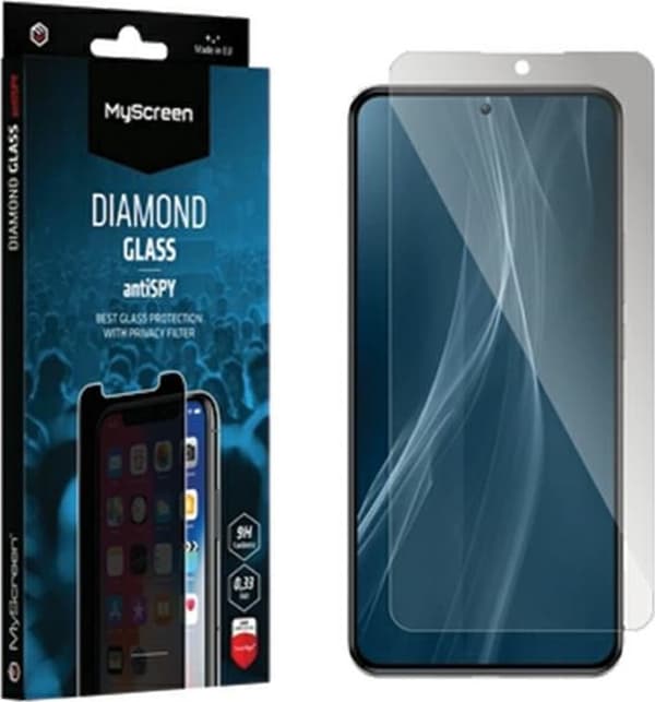 MS AntiSpy Diamond Glass Sam A34 A346 Hærdet Glas