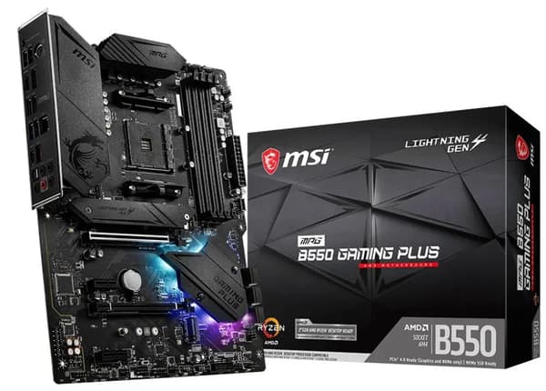 Moderkort MPG B550 GAMING PLUS AM4 4DDR4 HDMI/DP ATX