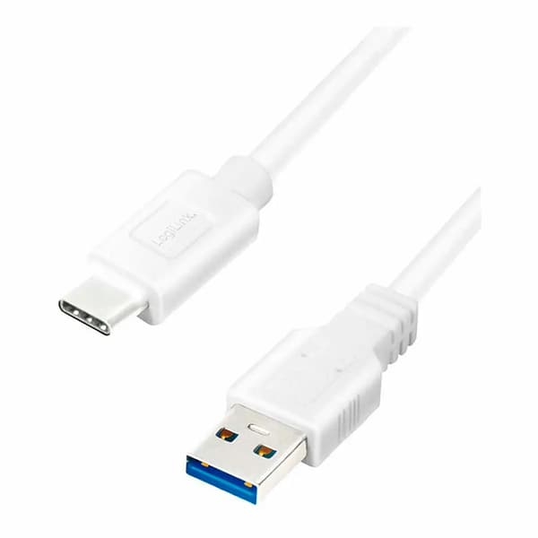 Kabel Logilink USB 3.2 Gen1 Typ-C kabel 1m vit