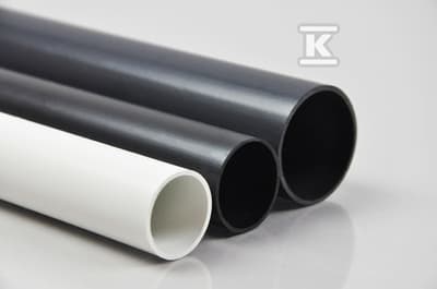 JÄYKKÄ PVC UV-PUTKI, RL 28 MUSTA 320N