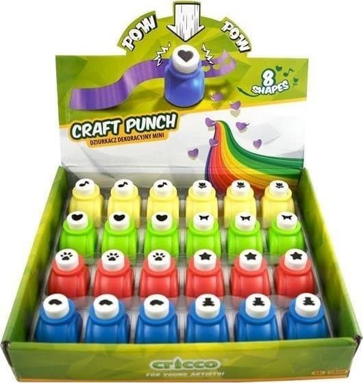 Koristepunssi Craft mini (24kpl) CRICCO