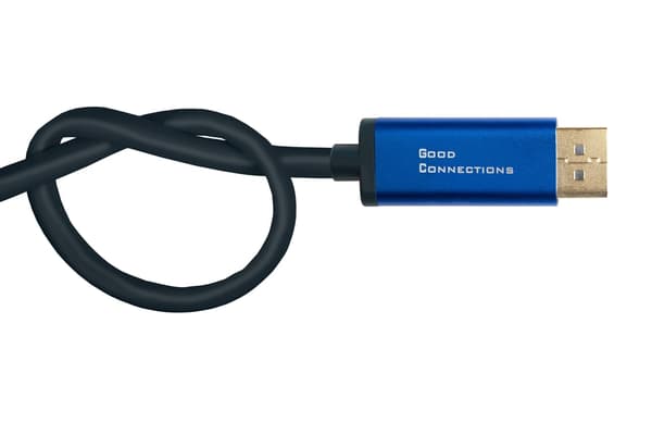 AV-adapter Alcasa Alcasa 4812-CSF015B Kabeladapter 1,5m USB Typ-C DisplayPort Blå