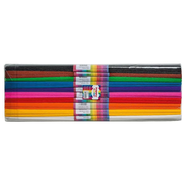 Kreppipaperi 50x200 lajitelma 10 rullaa