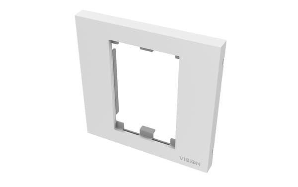 Vision Techconnect3 1-Gang Surround TC3 SURR1G, Vit, 86 mm, 86 mm, 8 mm