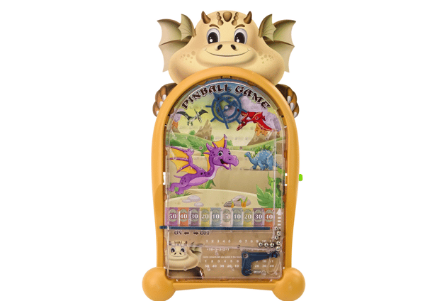 Arkadspel Flipperspel Dinosaurier Drake Stativ Beige
