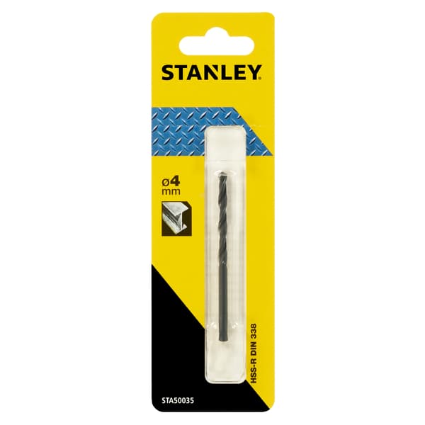 Stanley metalbor HSS cylindrisk 4mm (STA50035)