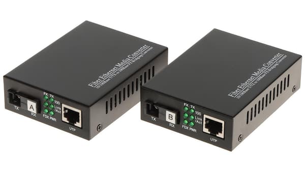 Flash-tilamuunnin MEDIA SINGLE-MODE CONVERTER OM1-SM SET TXRX