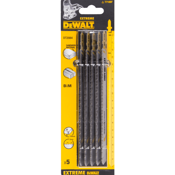 Dewalt sticksågsblad för metall typ T BIM180x148mm 5st DT2154