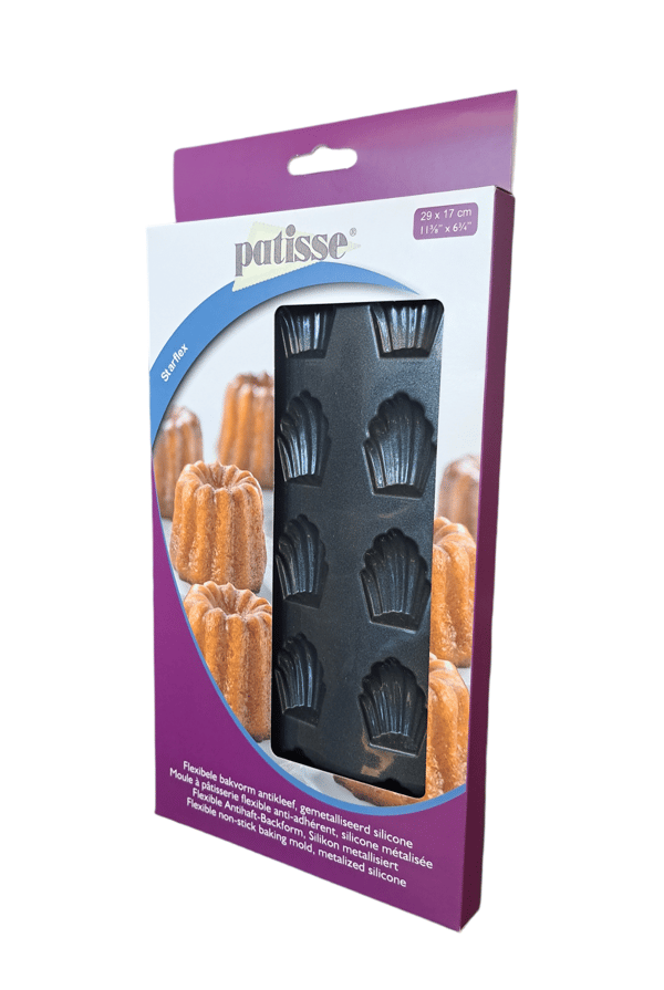 Silikoneform til 15 mini madeleines 29x17cm STARFLEX - Patisse