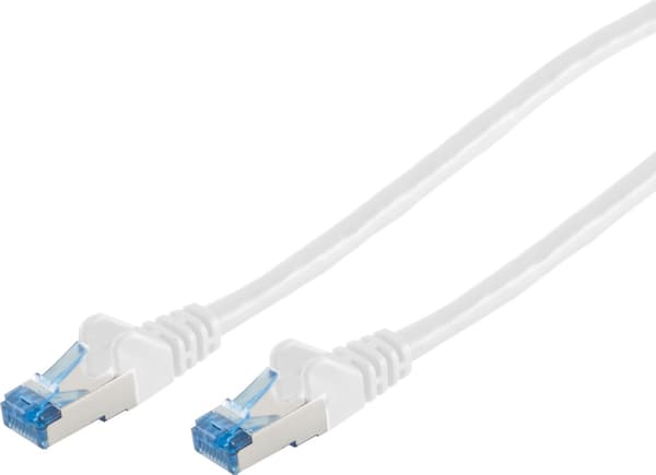 Patchkabel CAT6a RJ45 S/FTP PIMF 2m Hvid