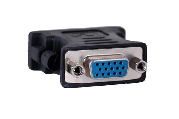 DVI til VGA-adapter Lanberg AD-0012-BK Sort