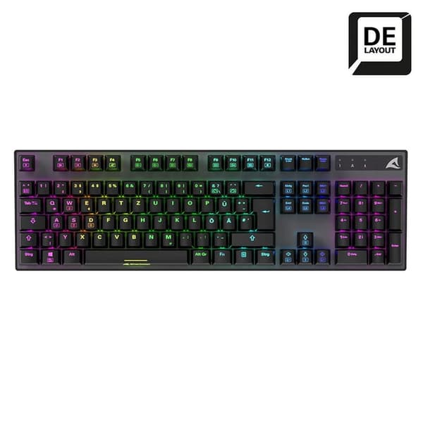 SKILLER SGK20 (musta, DE-asettelu, Huano Brown)