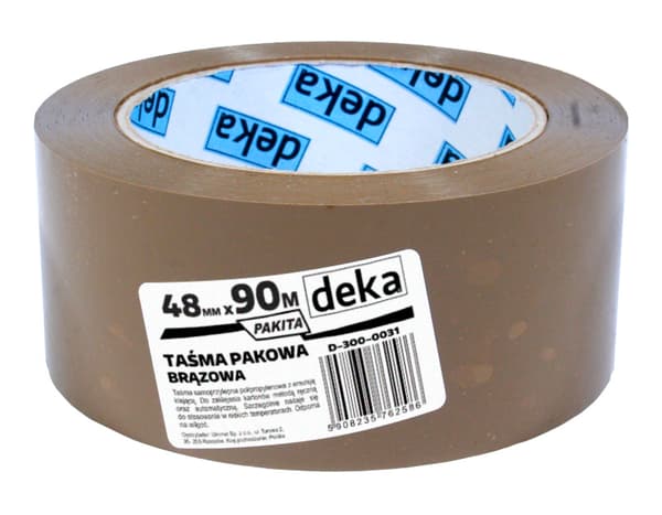 FÖRPACKNINGSTEJP PAKITA BRUN 48MM*90M
