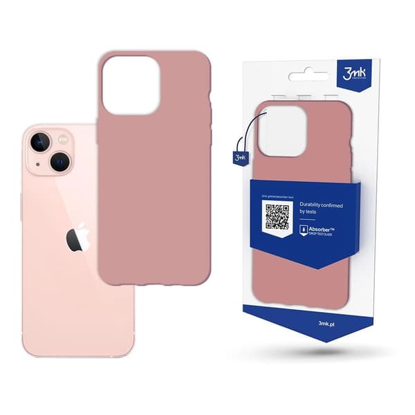 Cover til iPhone 14 Plus fra 3mk Matt Case-serien - Pink