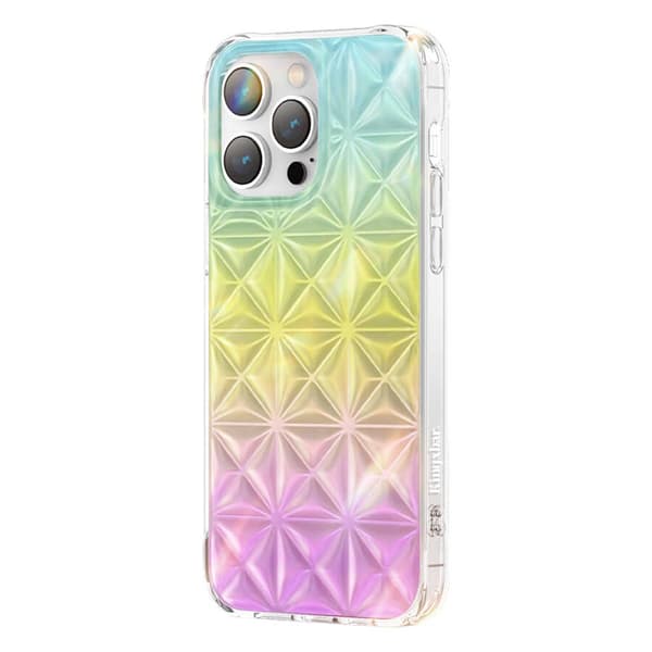 Kingxbar Miya Series Cover til iPhone 14 Plus Regnbuebagside