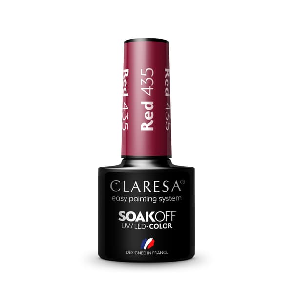 CLARESA Gel lak RØD 435 -5g