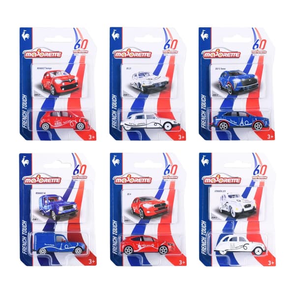 Majorette French Touch Premium Bilar 6 modeller