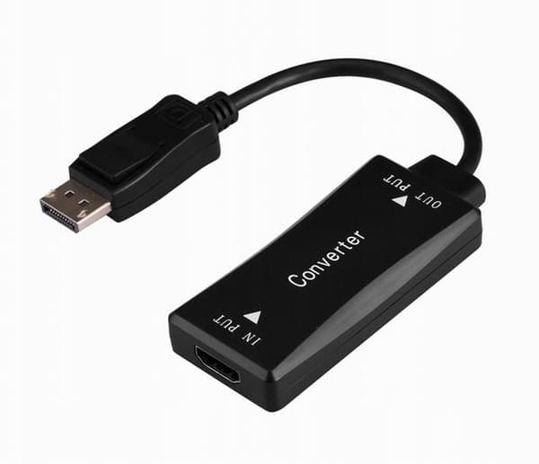 GEMBIRD Active Cable HDMI-signaalimuunnin 4K DisplayPortiin 0,15m musta