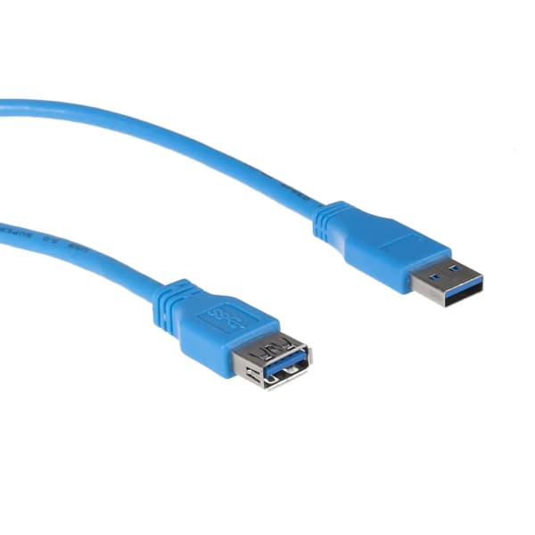 Maclean USB-A USB-kabel - USB-A 3 m blå (MCTV-585)
