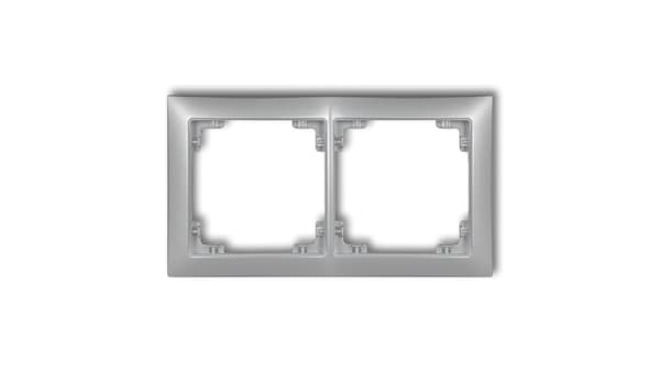 Karlik Universalram Dubbel Plast Deco Mjuk Silver Metallic (7DRSO-2)