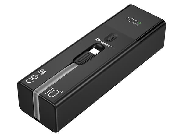 Varavirtalähde TRACER Quant 10000mAh 100W PD+QC