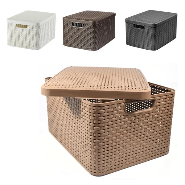 Kori kannella Curver Rattan Style L kerma