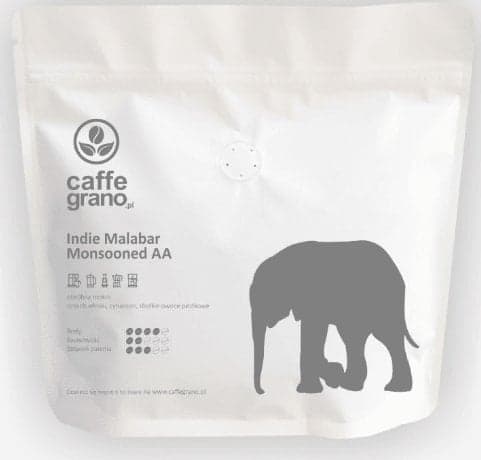 Caffe Grano Indien Malabar Monsooned Hela Kaffebönor 250 g