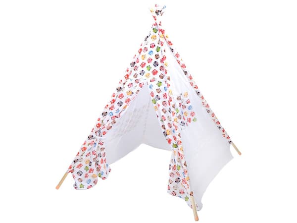 Tipi wigwam muntre ugler til et barn ZA3508