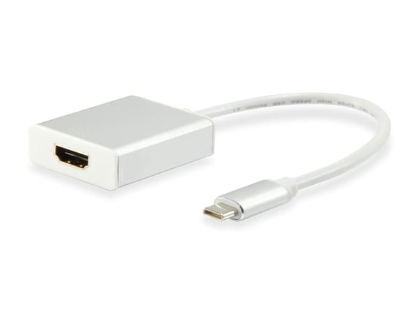 Equip 133452 USB Typ C hane till HDMI hona-adapter, 15 cm