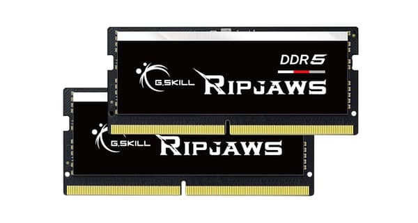 G.Skill RAM Ripjaws - 64 GB (2 x 32 GB Kit) - DDR5 4800 SO-DIMM CL40