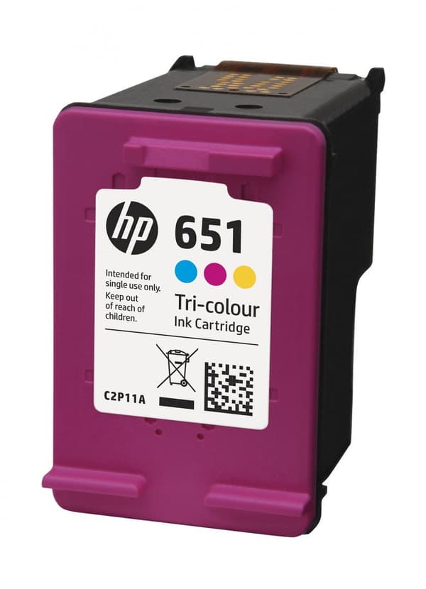 HP 651 - farvebaseret trefarvet - original - Ink Advantage - blækpatron