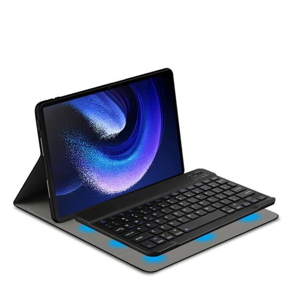 Bluetooth-tastaturcover til Lenovo Tab P12 TB-370 (sort)