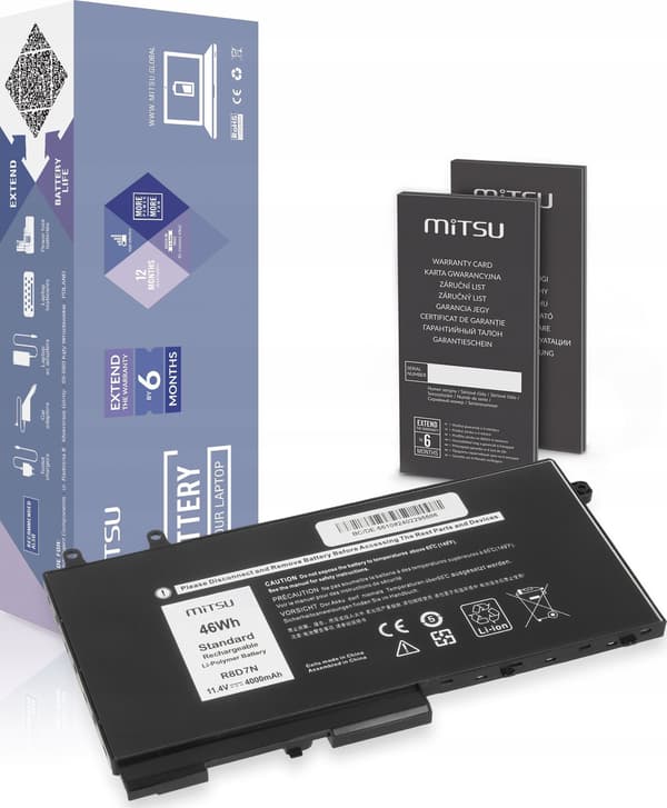 Mitsu-batteri til Dell Latitude 5400, 5410, 5500, 5510