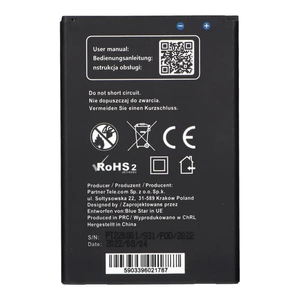 BLUE STAR PREMIUM batteri til LG K10 (2017) 2800 mAh