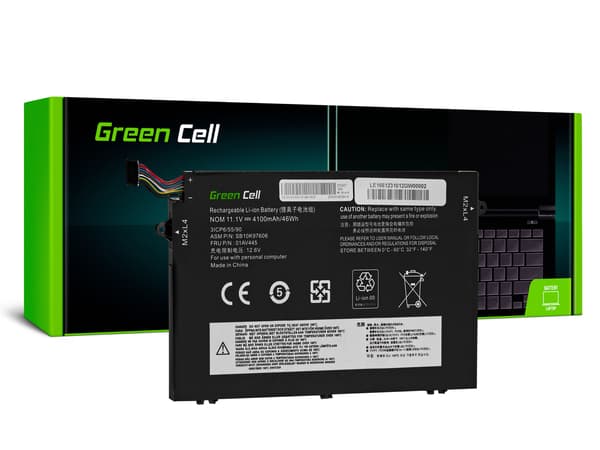 Green Cell Batteri L17C3P51 L17L3P51 L17M3P51 L17M3P52 Til Lenovo ThinkPad E480 E485 E490 E495 E580 E585 E590 E595