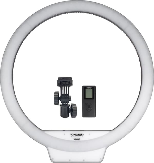 Yongnuo LED-ringlampe YN608 - WB (3200 K - 5500 K)