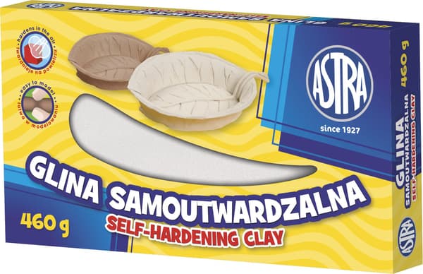 Selvhærdende ler hvid 460g ASTRA